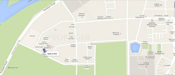 Images for Location Plan of Reliable Builders Balaji Shrishti