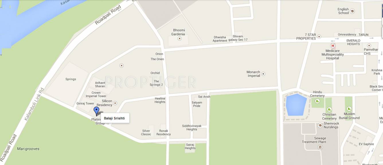 Images for Location Plan of Reliable Builders Balaji Shrishti