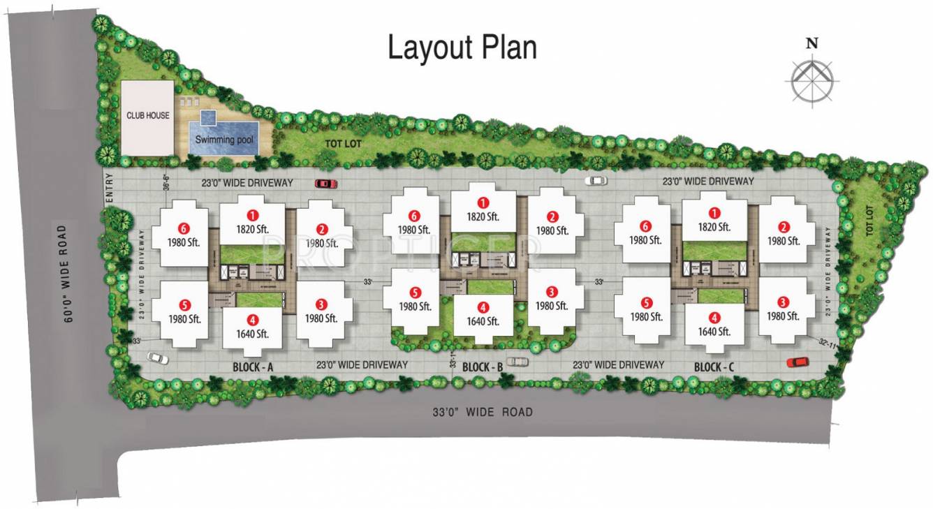 Images for Layout Plan of Aditya Fortune Towers