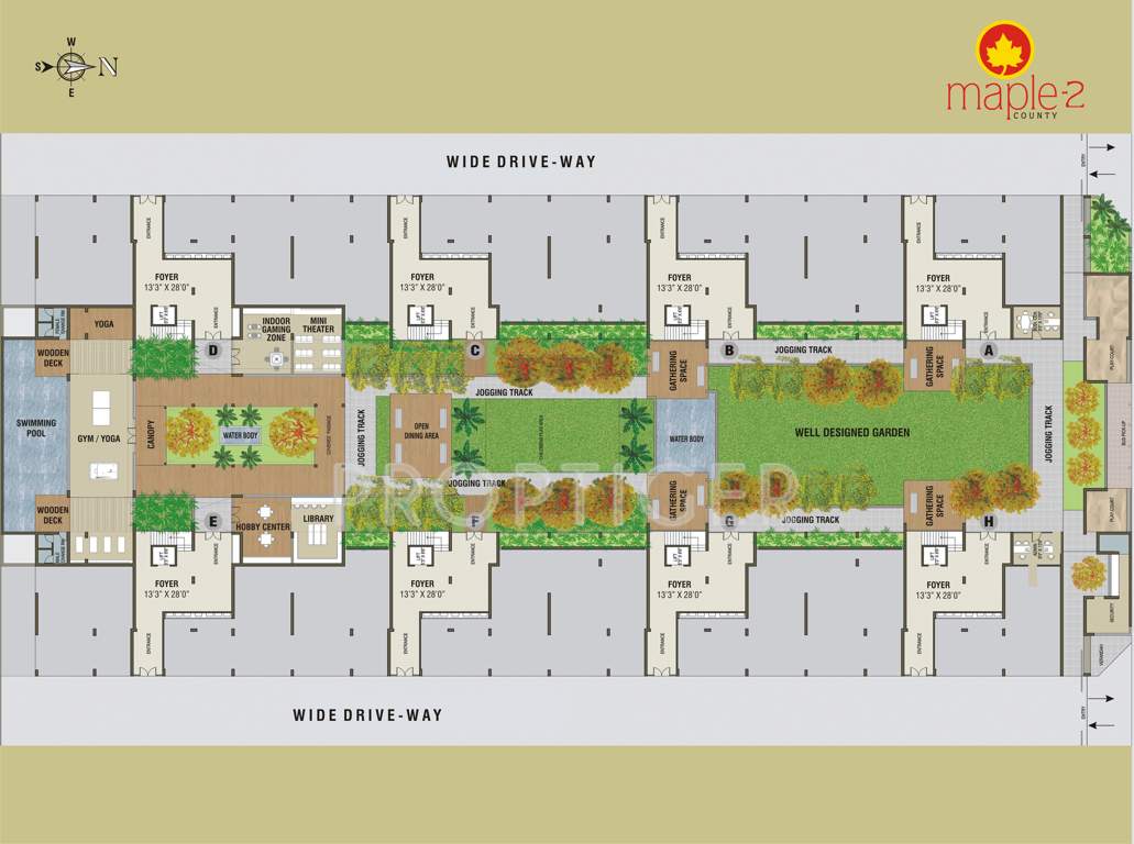 Images for Cluster Plan of Ganesh Maple County II