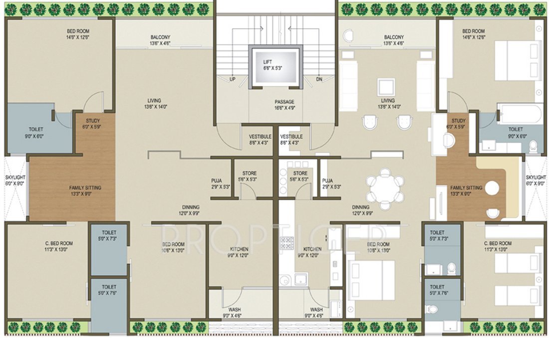 Images for Cluster Plan of Ganesh Maple County II