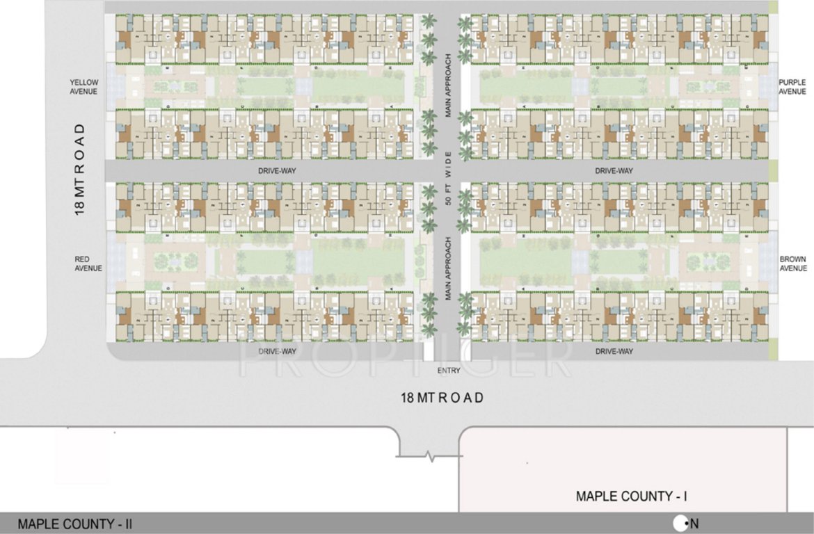 Images for Layout Plan of Ganesh Maple County II