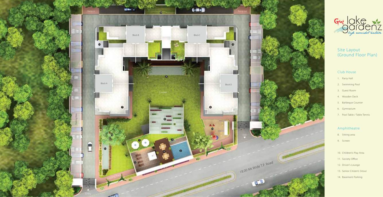 Images for Layout Plan of Shreem Gini Lake Gardenz