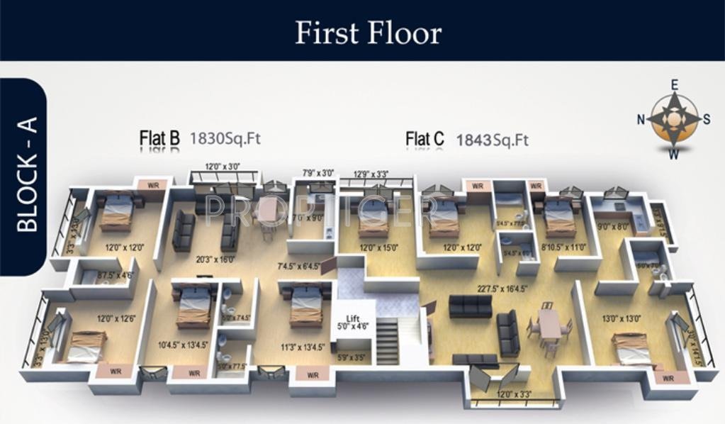  kingdom Block A Cluster Plan