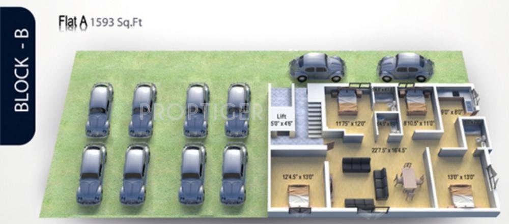  kingdom Block A Cluster Plan