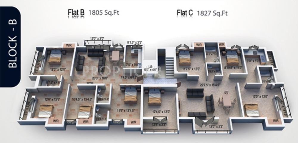  kingdom Block B Cluster Plan