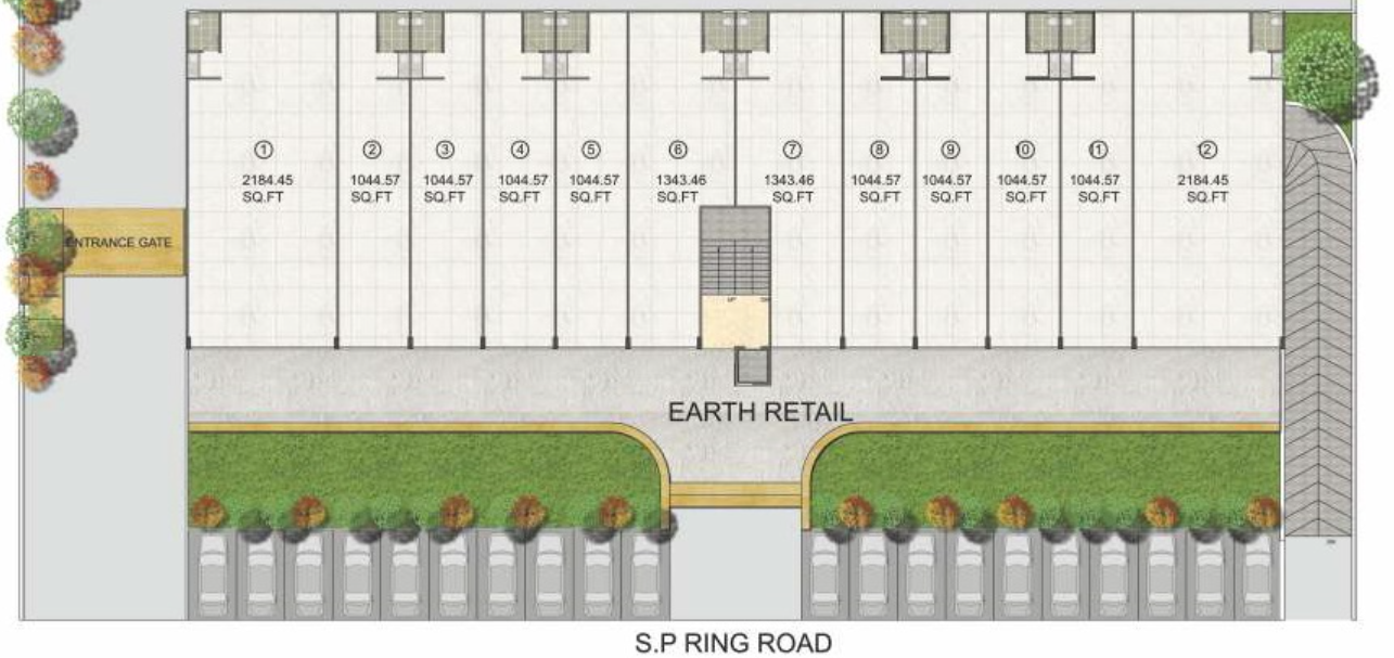 earth aroma Block D Cluster Plan