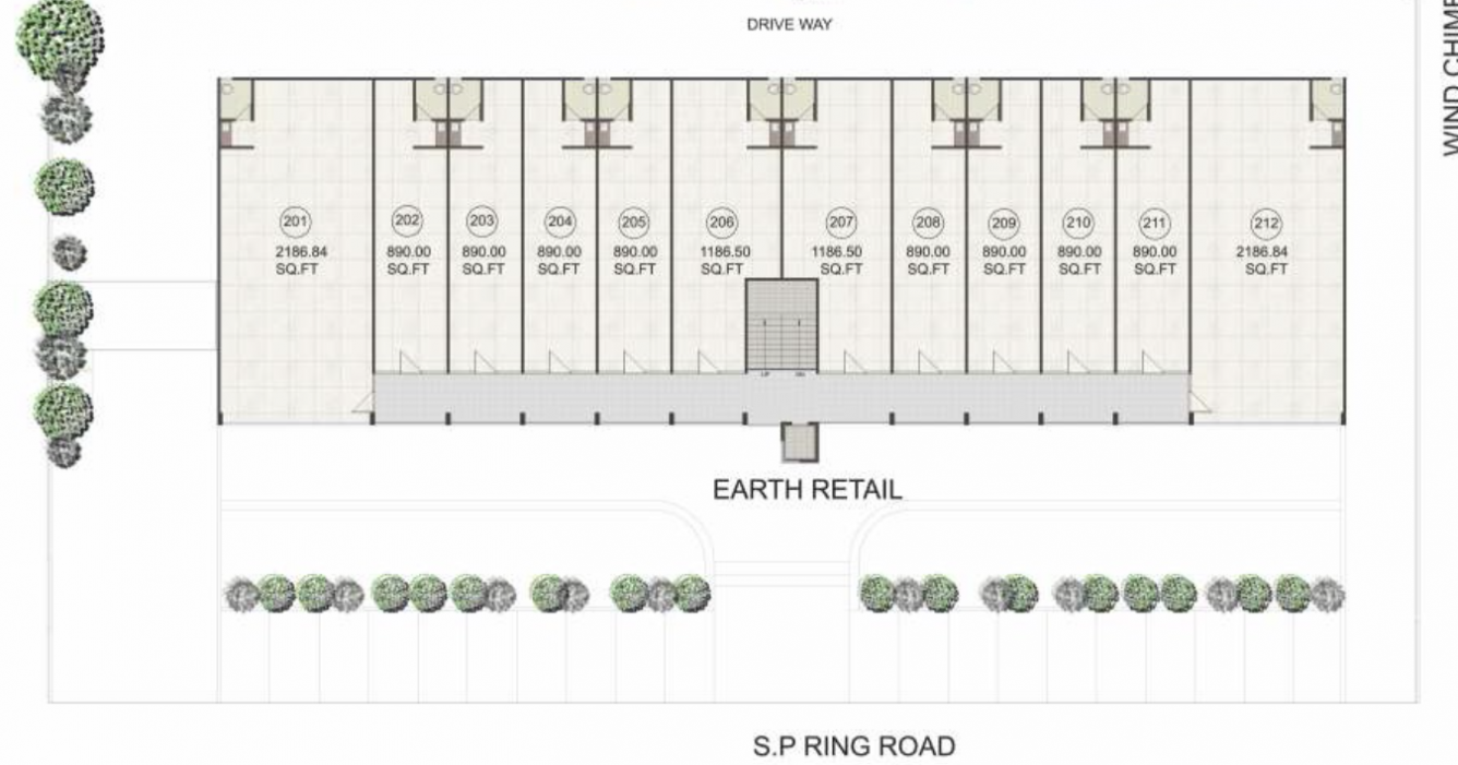 earth aroma Block E Cluster Plan