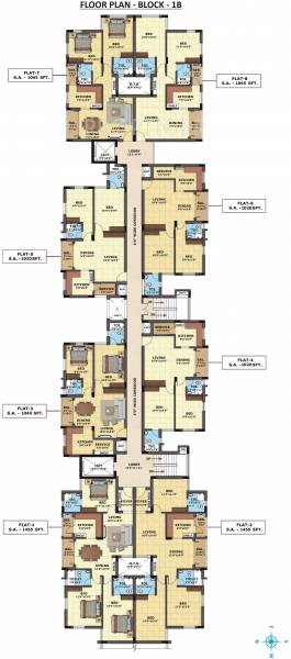 Images for Cluster Plan of Sri Imperial Towers