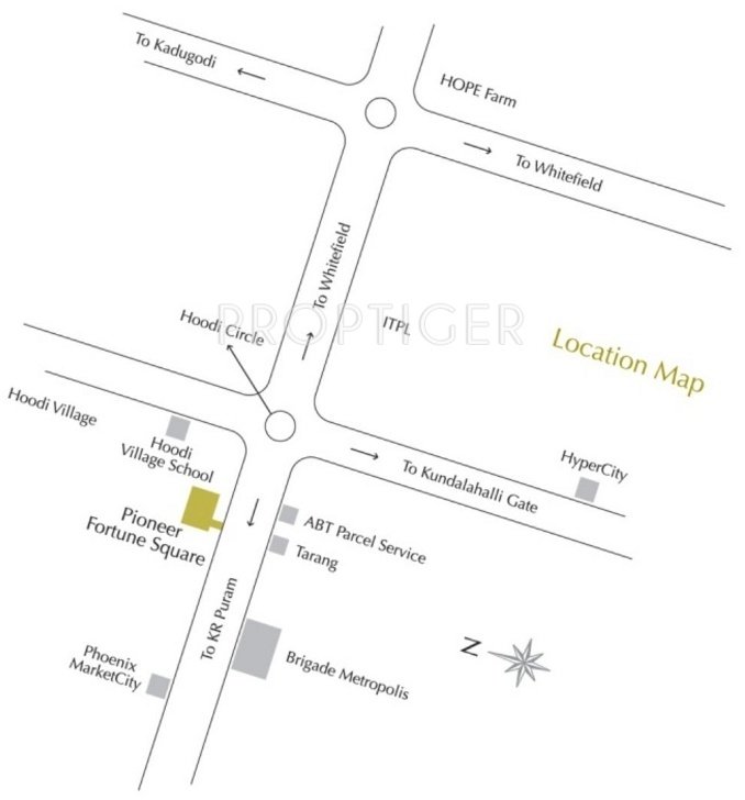 fortune square Images for Location Plan of Pioneer Developers Fortune Square