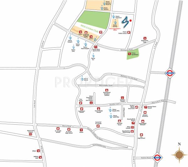 Images for Location Plan of Veena Sky Heights Images for Location Plan of Veena Sky Heights