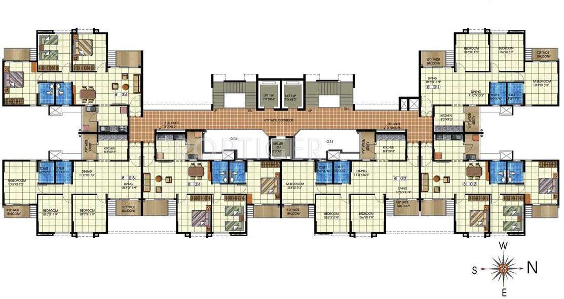  residency Daffodil Block 2 Cluster Plan