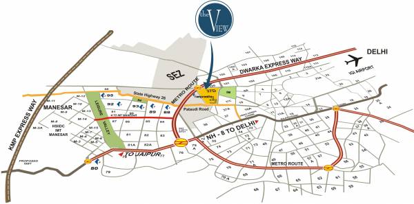 Images for Location Plan of Ramprastha The View Images for Location Plan of Ramprastha The View