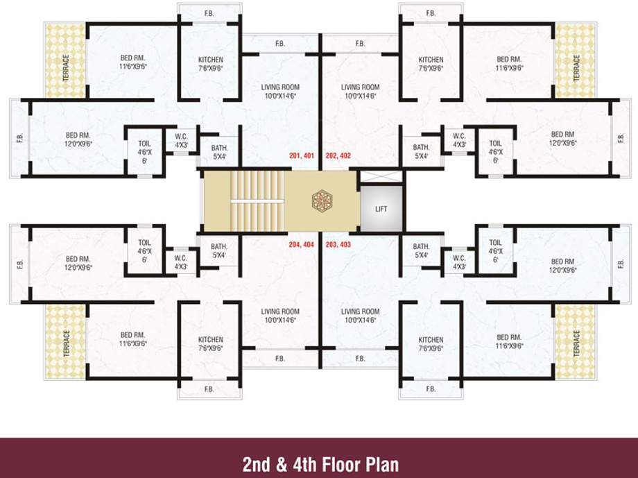  galaxy Galaxy Cluster Plan for 2nd & 4th Floor