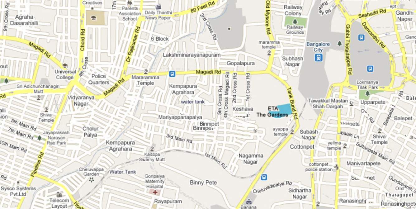 the gardens Images for Location Plan of ETA The Gardens