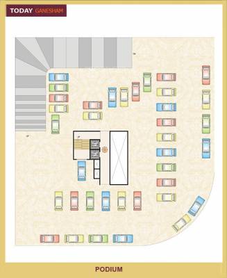 today-group ganesham Ganesham Cluster Plan for Podium Level