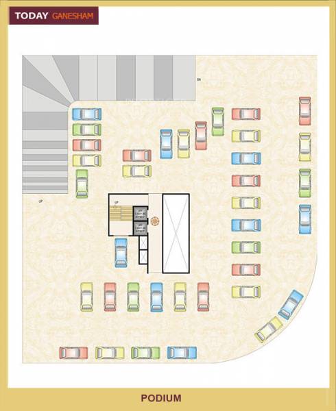 today-group ganesham Ganesham Cluster Plan for Podium Level