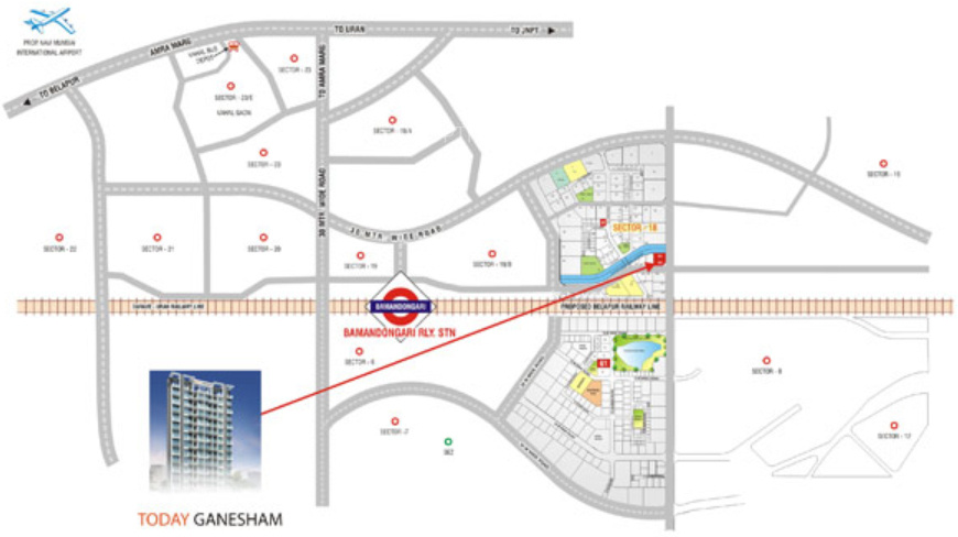 today group ganesham Location Plan