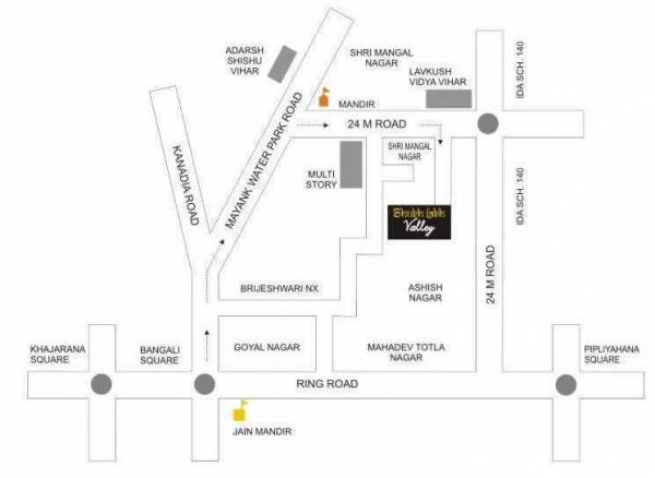 Location Plan shubh-labh-valley Location Plan