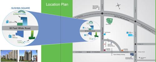  elite-cross Images for Location Plan of Sushma Elite Cross