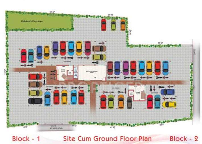 Images for Cluster Plan of VRB Oasis