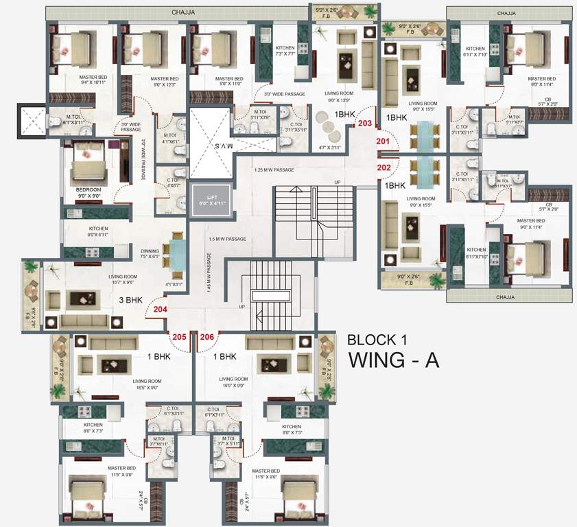 Images for Cluster Plan of Thakur Galaxy