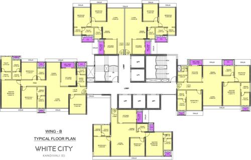  white-city Images for Cluster Plan of Rajesh White City