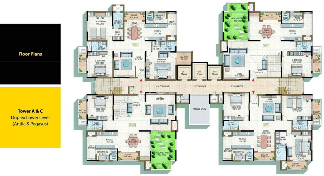 magnificia Images for Cluster Plan of Salarpuria Sattva Magnificia