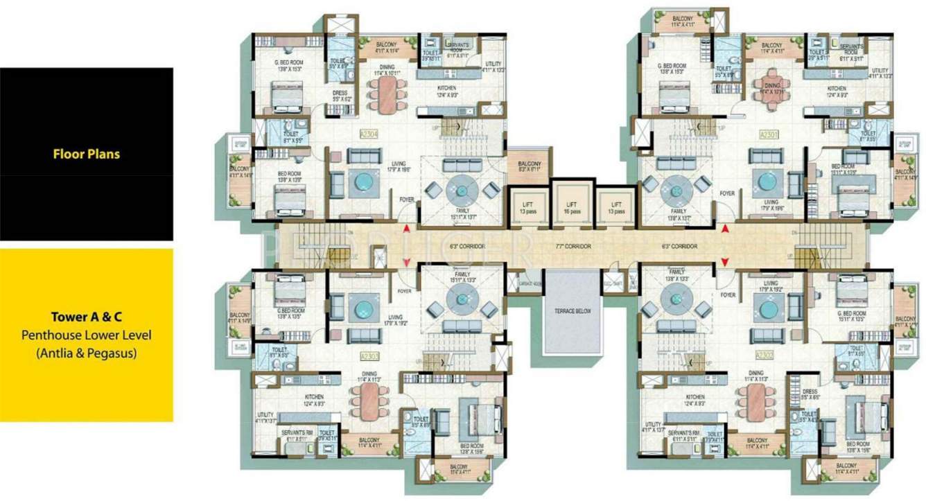 magnificia Images for Cluster Plan of Salarpuria Sattva Magnificia
