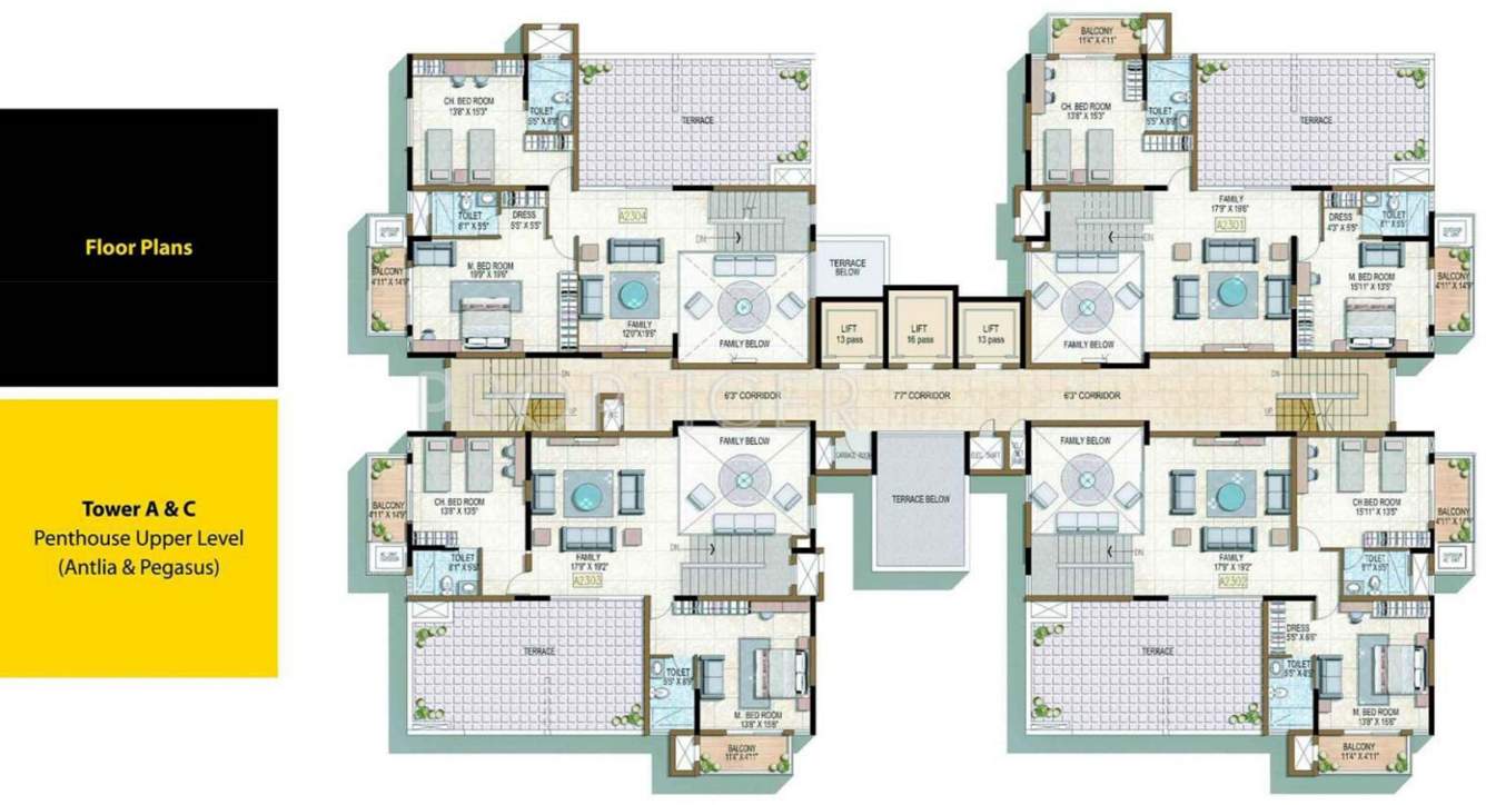 Images for Cluster Plan of Salarpuria Sattva Magnificia