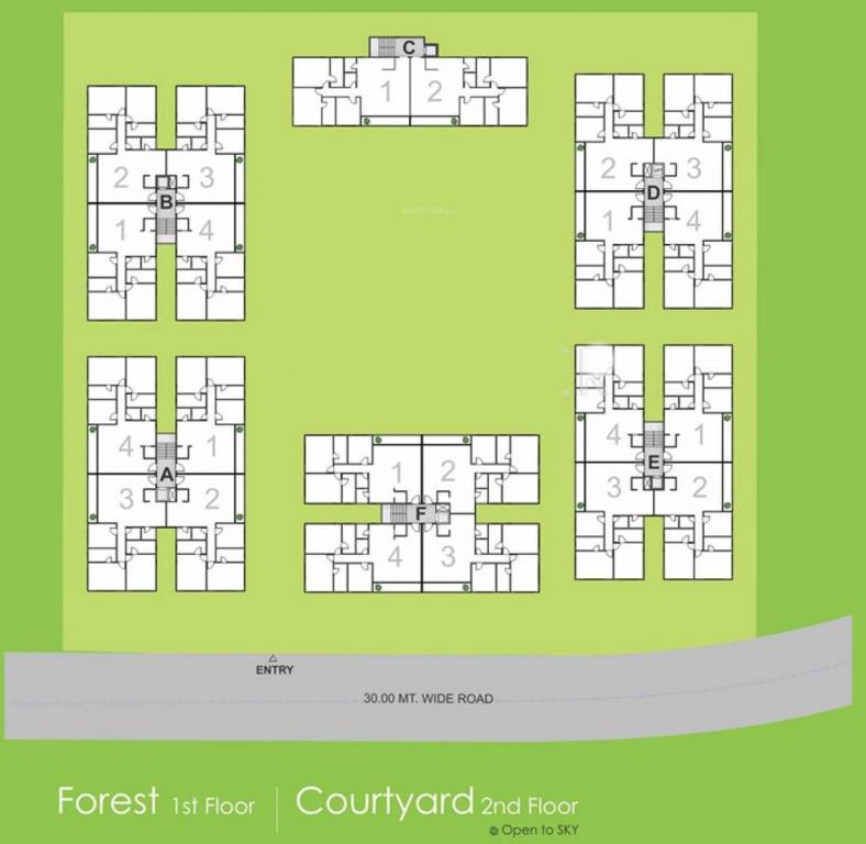  posh BLOCK A Cluster Plan
