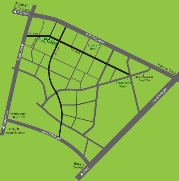 Images for Location Plan of Sangath Posh