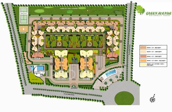 Images for Layout Plan of Airwil Green Avenue