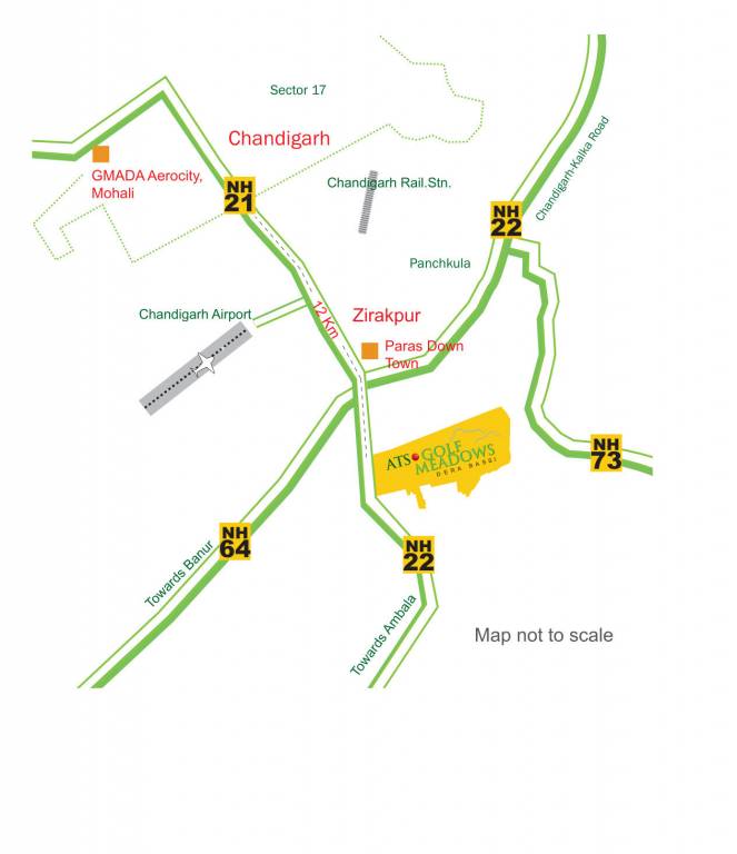golf meadows lifestyle Location Plan