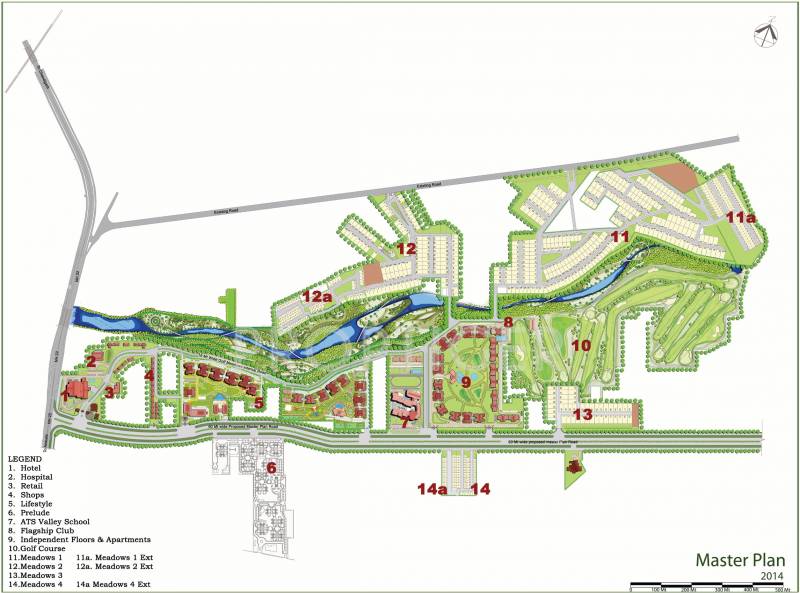 Images for Master Plan of ATS Golf Meadows Lifestyle