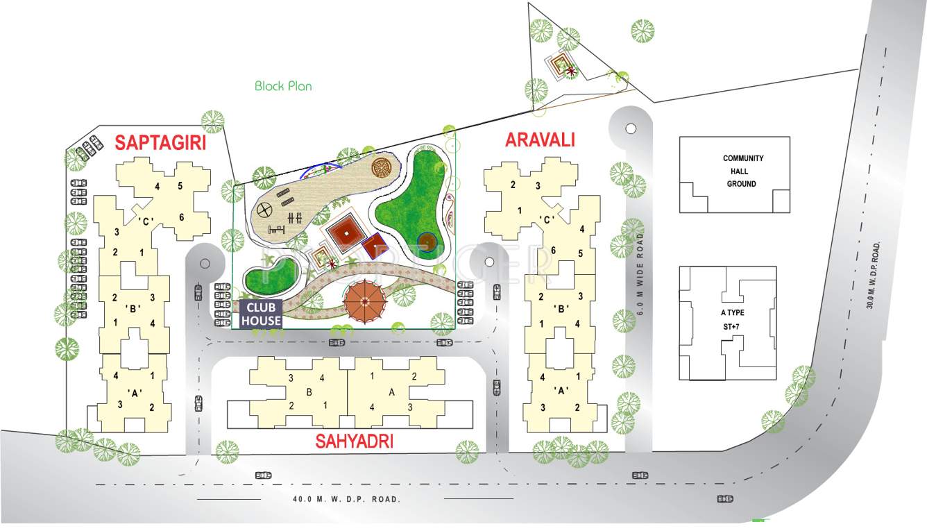  hills Images for Master Plan of Sanghvi Group Hills