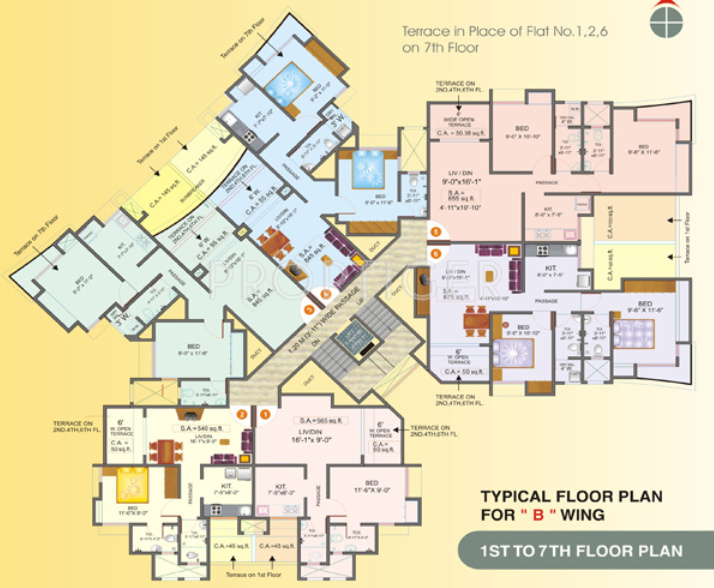 Images for Cluster Plan of Shree Constructions Mumbai Srushti
