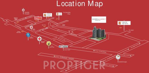  garnet Images for Location Plan of Sobha Garnet