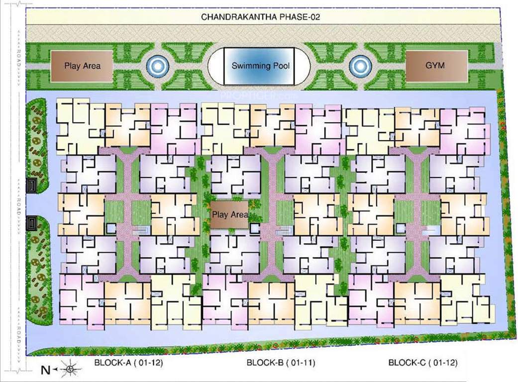 Images for Cluster Plan of Sowparnika Projects Chandrakantha