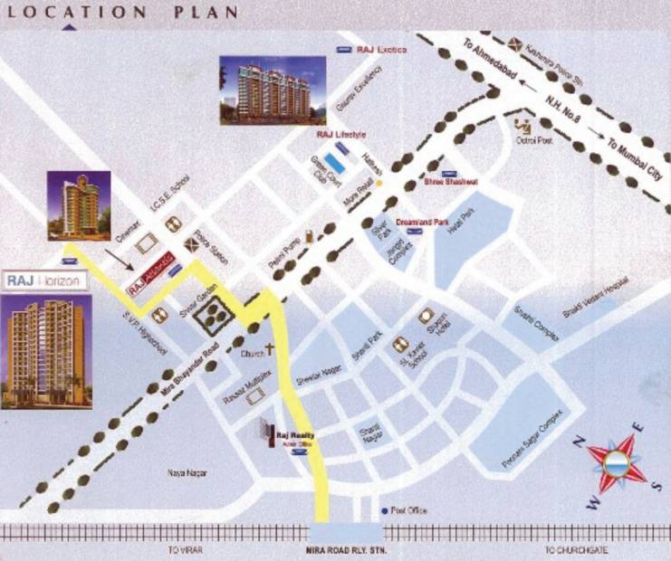 Images for Location Plan of Raj Realty Raj Horizon