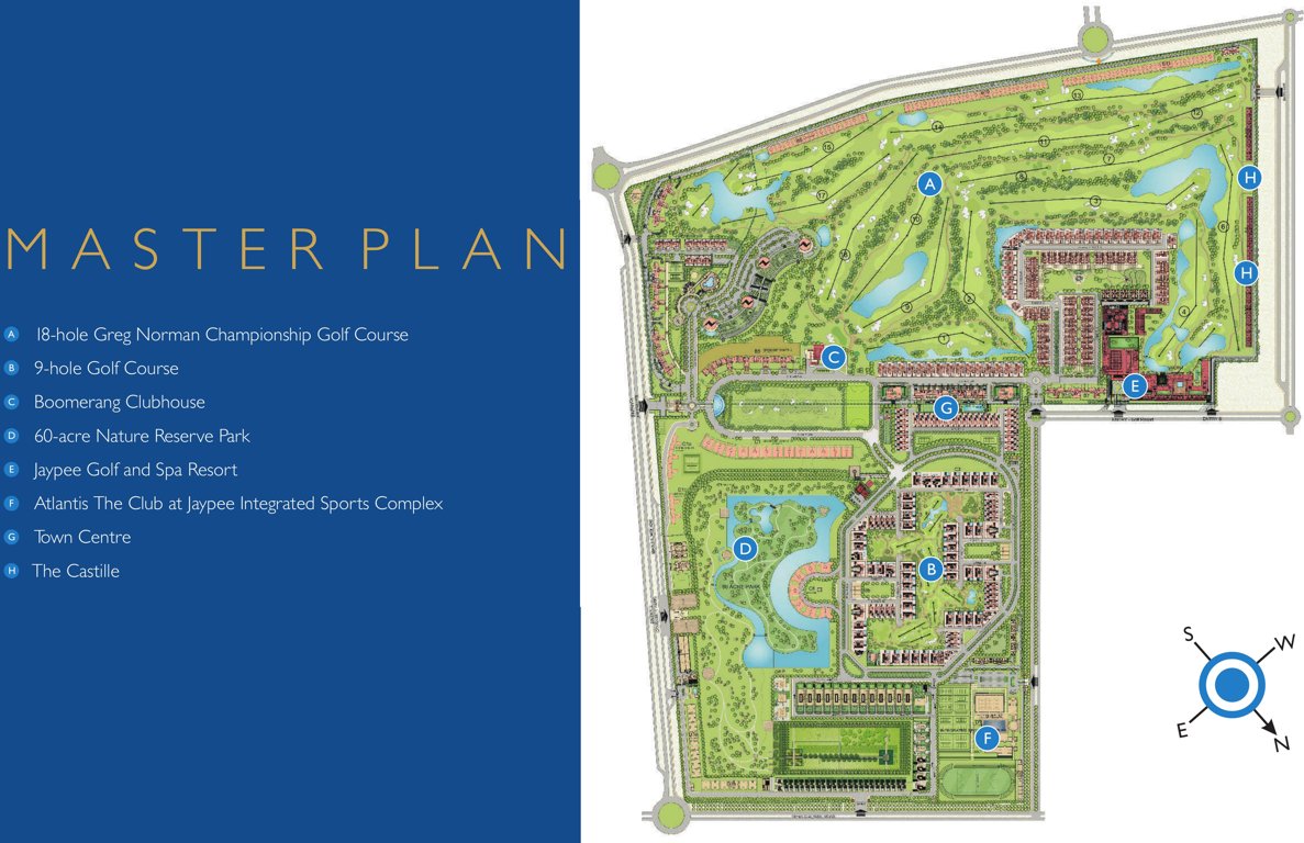 Images for Master Plan of Jaypee The Castille