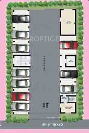 arasur builders avantika Block C Cluster Plan for ground Floor