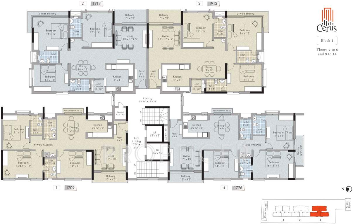 Images for Cluster Plan of Appaswamy Cerus