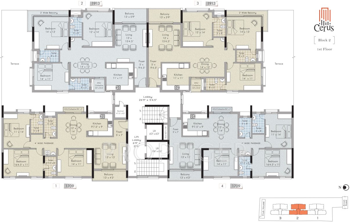 Images for Cluster Plan of Appaswamy Cerus