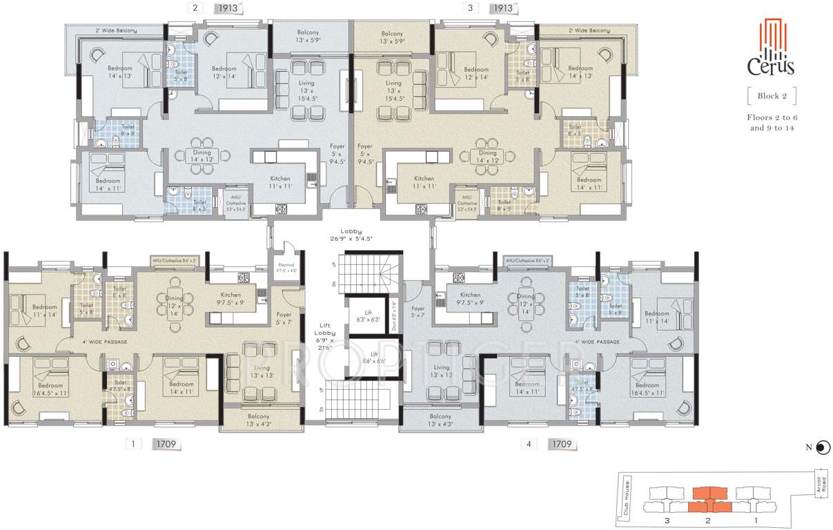 Images for Cluster Plan of Appaswamy Cerus