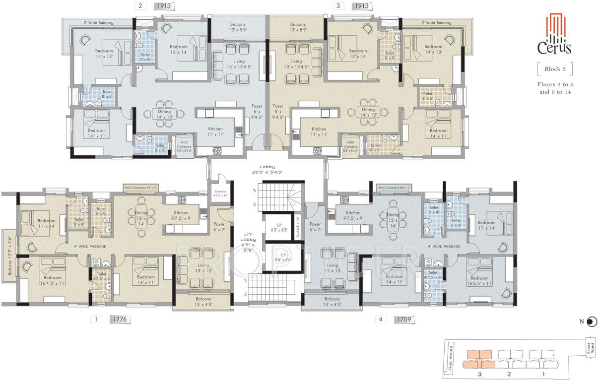  cerus Images for Cluster Plan of Appaswamy Cerus
