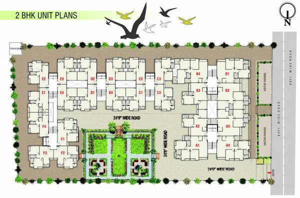  shyam-elegance Wing A Cluster Plan