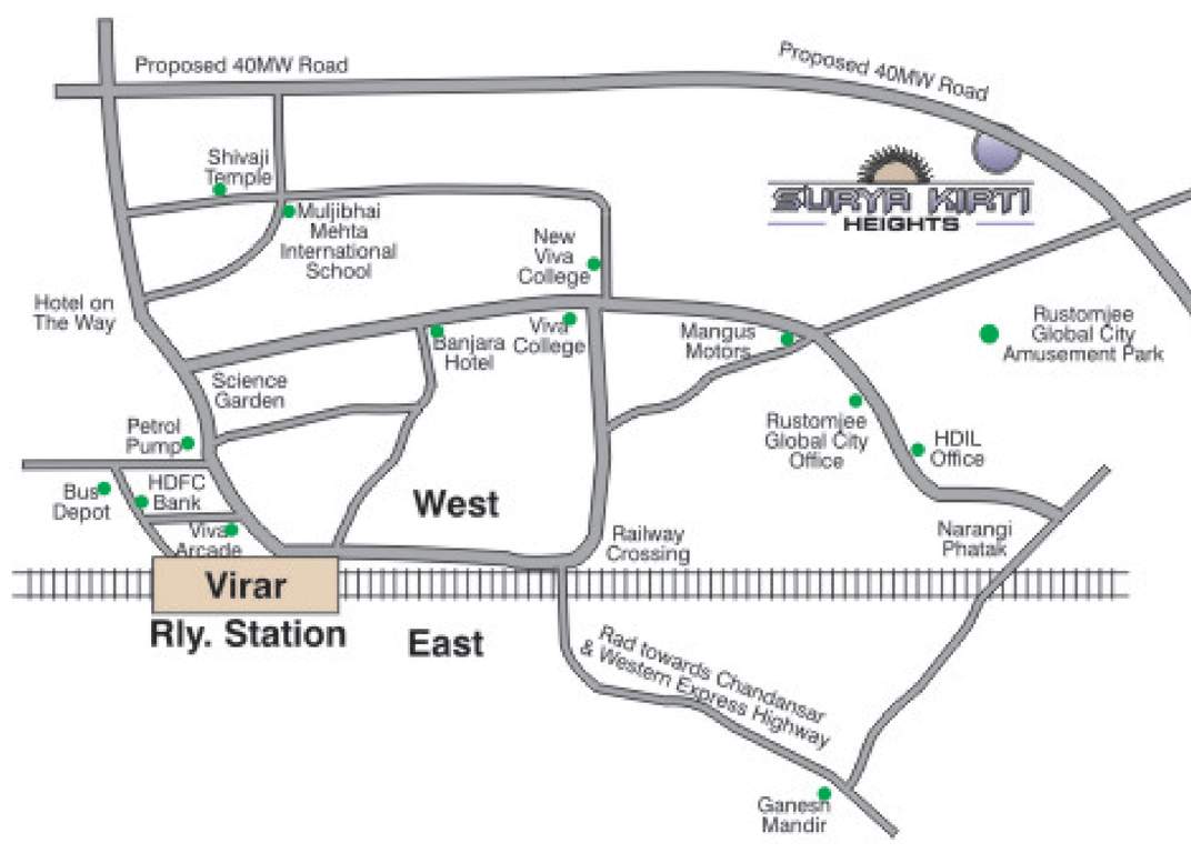  surya kirti heights Images for Location Plan of SR Surya Kirti Heights