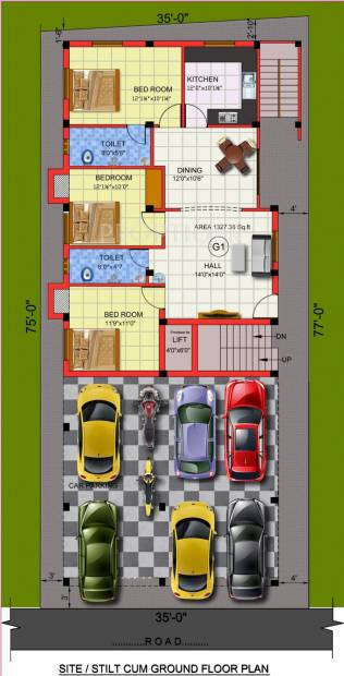Images for Cluster Plan of SR Srivarvi Apartments