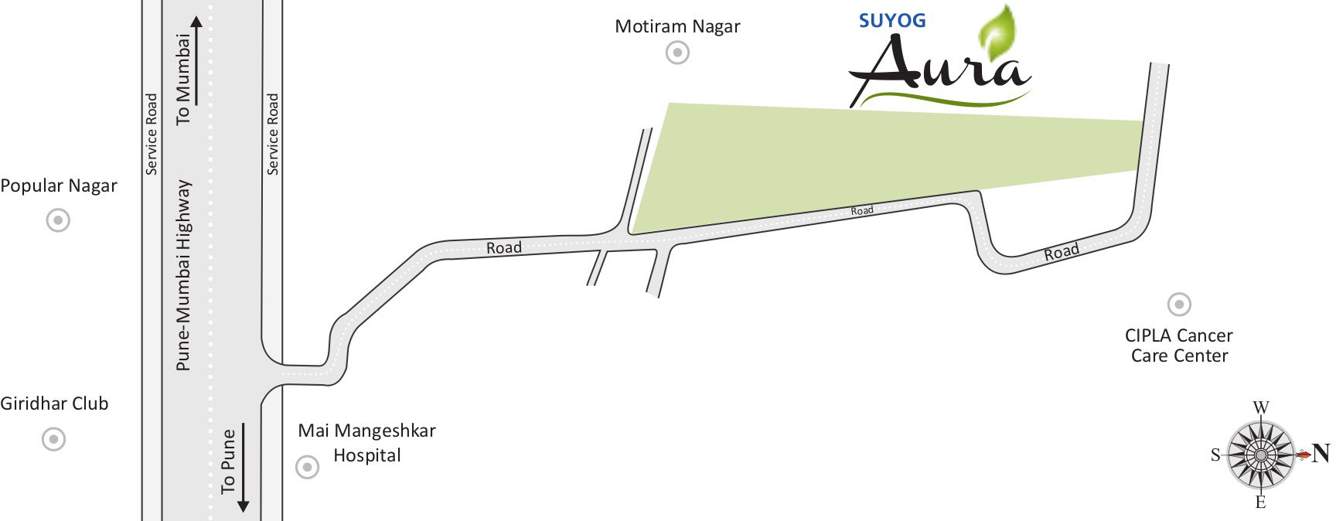  aura Images for Location Plan of Suyog Aura